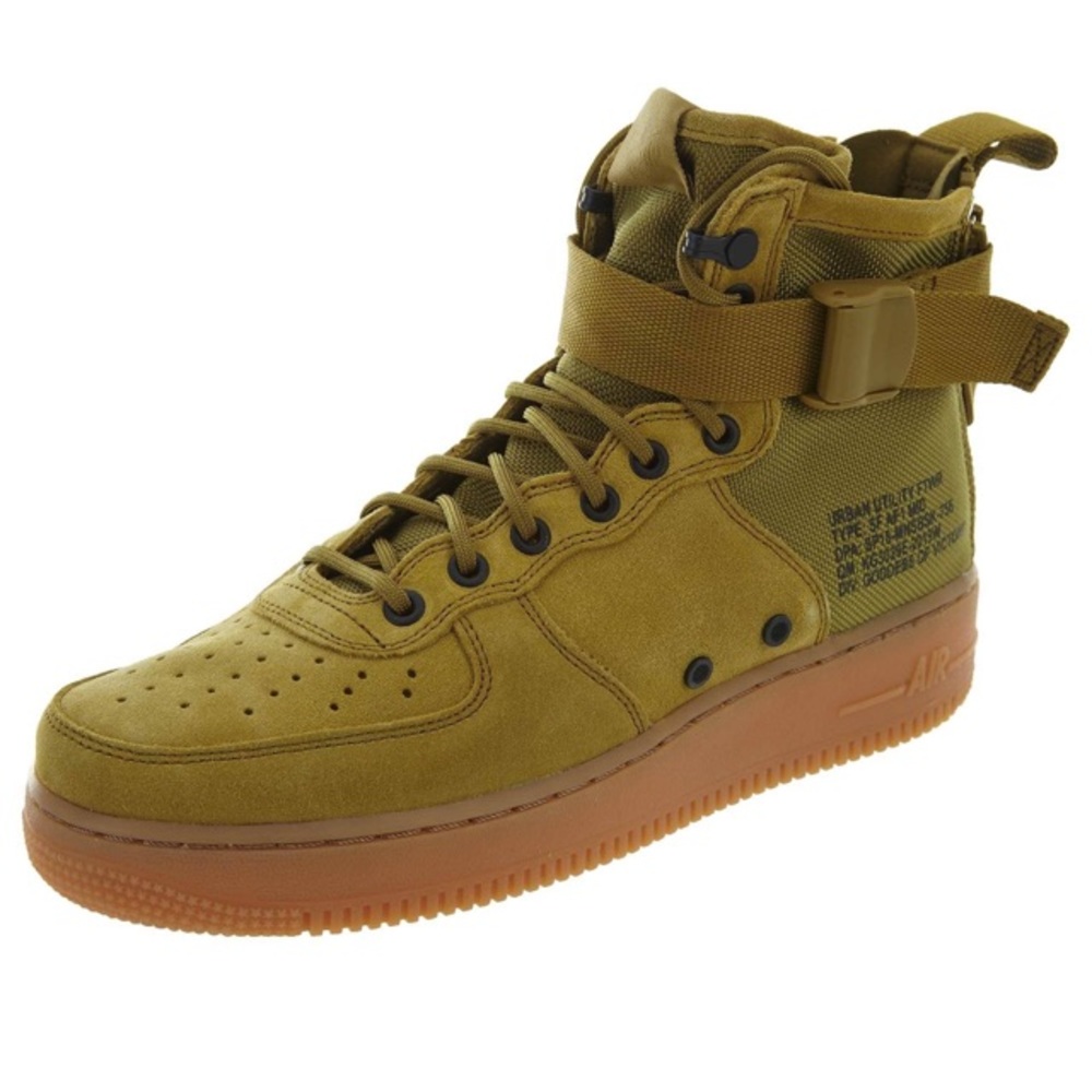 Nike SF AF1 Mid Desert Moss military style size 12